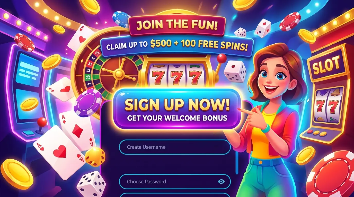 Skapa konto hos Race casino